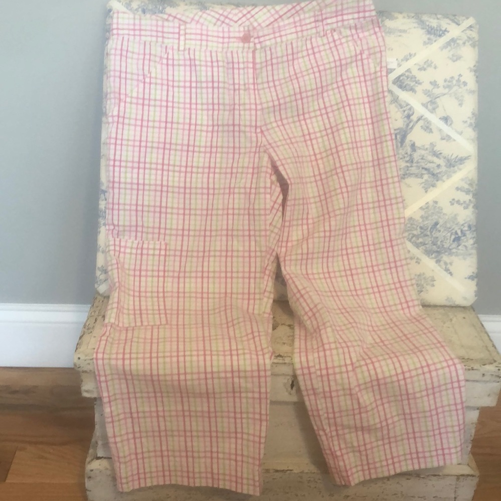 Lilly plaid capris